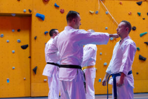 Vorführung Karatedo bei der Hochschulsportshow 2025