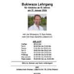 Bukiwaza in Wismar mit Jan Wrzeszcz am 17.1.2026