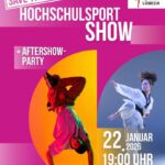 Einladung Plakat Hochschulsport-Show 2026